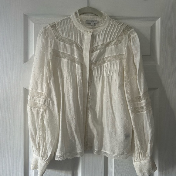 Joie Tops - Joie Lace Detail Blouse
